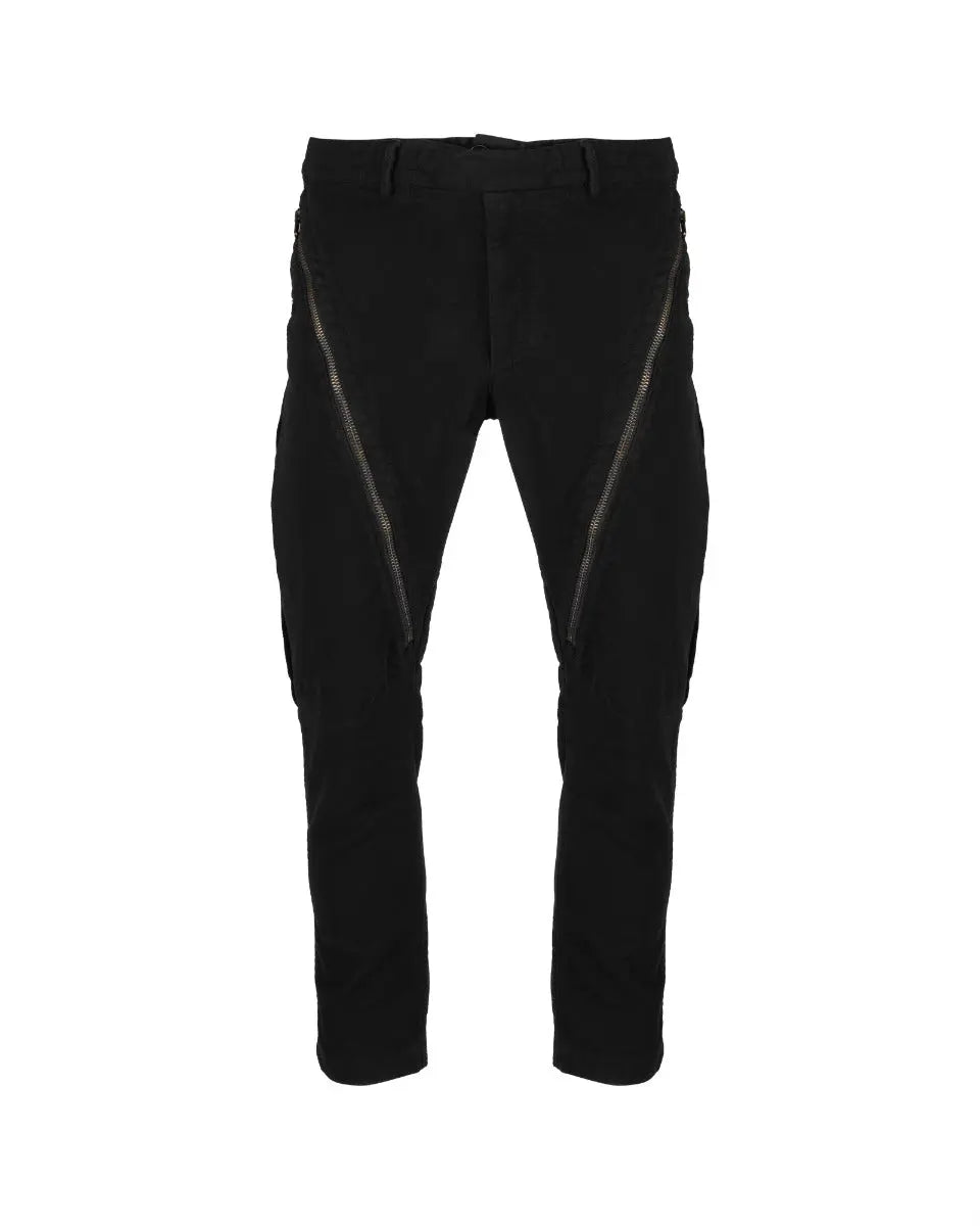 Nicolas Andreas Taralis moleskin zipper pants Nicolas Andreas Taralis