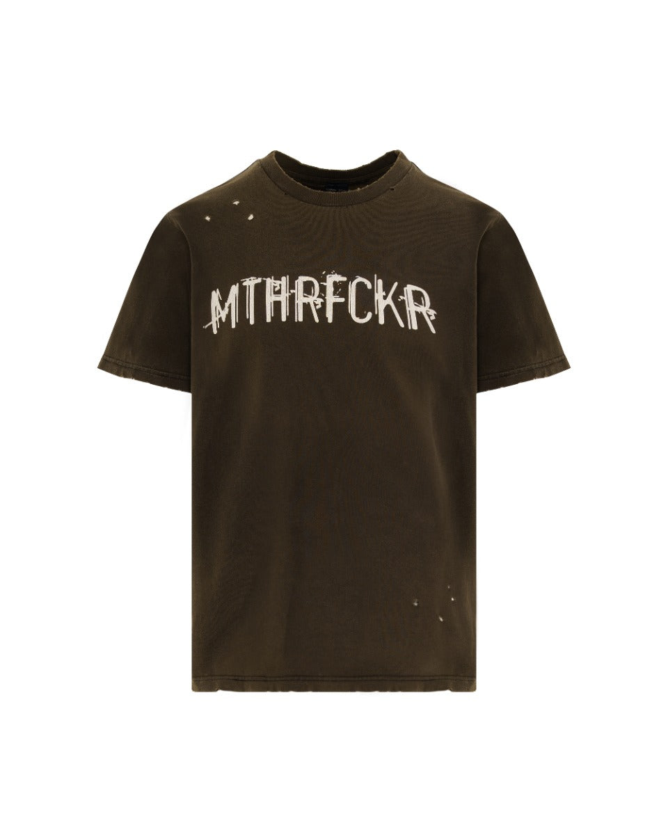 Number (N)ine by Takahiro Miyashita "Nightcrawler" MTHRFCKR distressed t-shirt