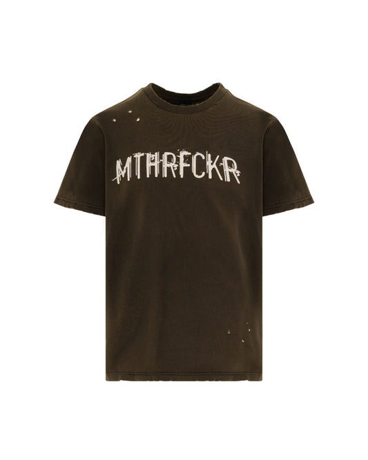 Number (N)ine by Takahiro Miyashita "Nightcrawler" MTHRFCKR distressed t-shirt Number (N)ine