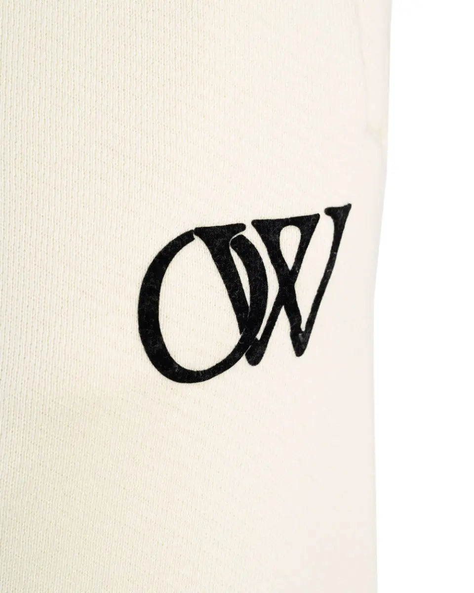 Off-White contrast logo embroidery sweatpants Off-White