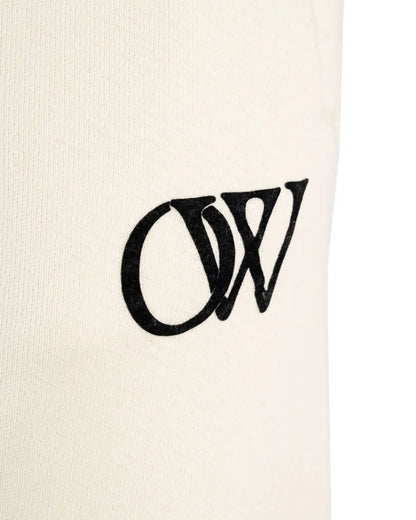 Off-White contrast logo embroidery sweatpants Off-White