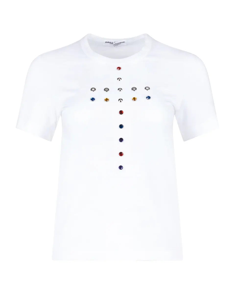 Comme des Garçons robe de chambre cross studded t-shirt COMME des GARÇONS