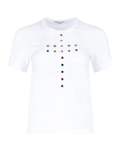 Comme des Garçons robe de chambre cross studded t-shirt COMME des GARÇONS