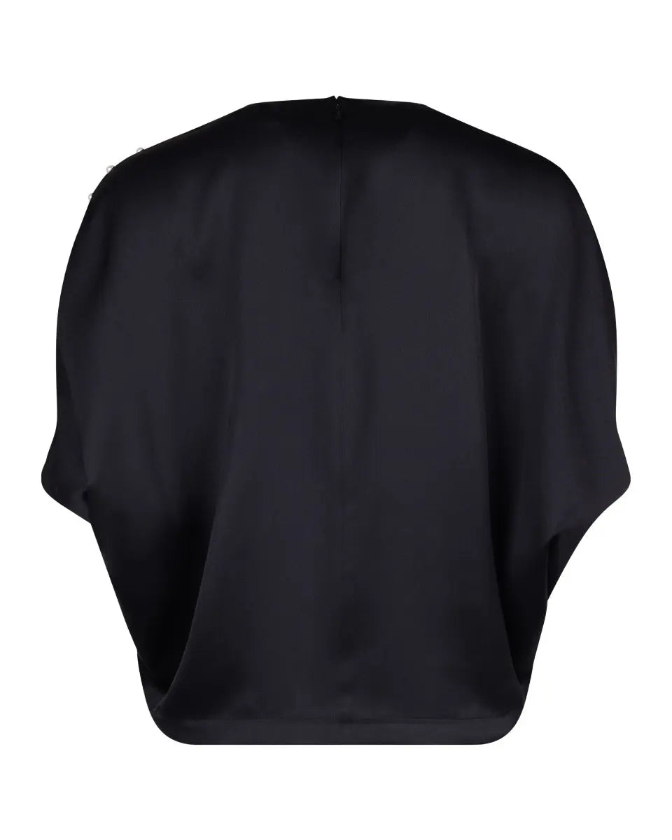 Chloé pearl embelished silk blouse Chloé