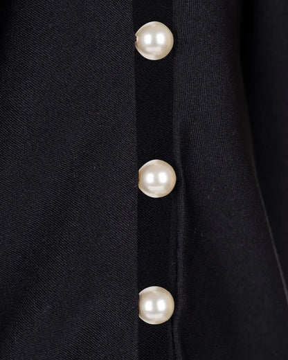 Chloé pearl embelished silk blouse Chloé