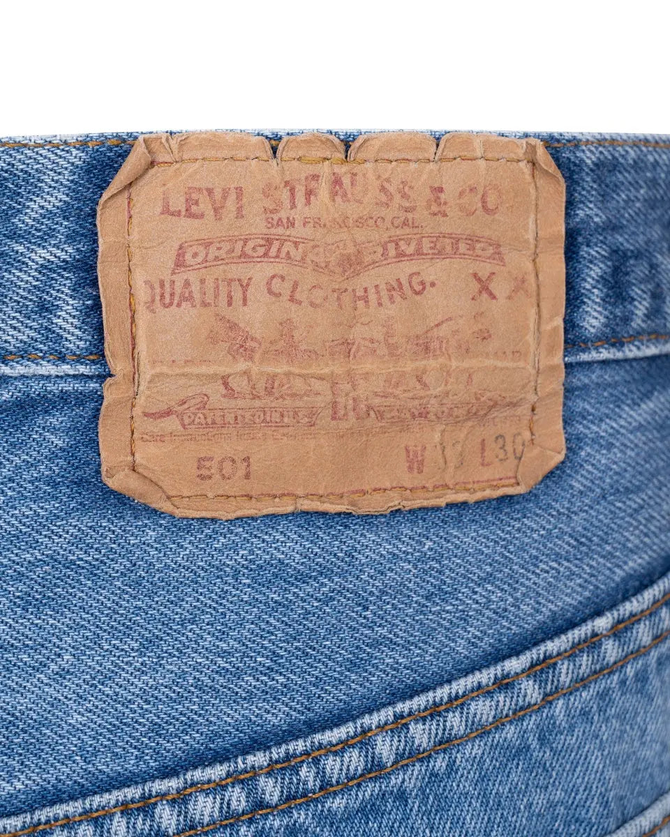 Vetements Levi's Vintage front embroidered logo jeans