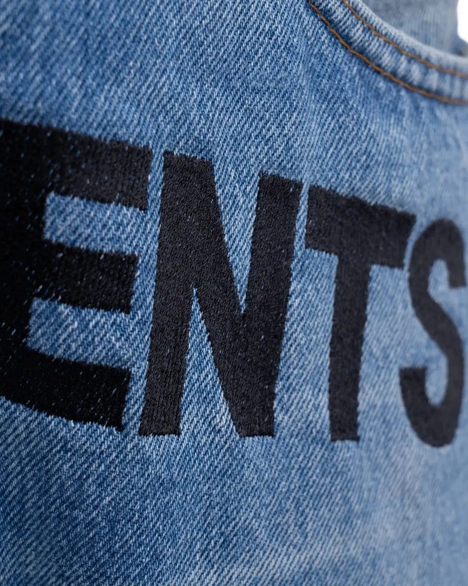 Vetements Levi's Vintage front embroidered logo jeans Vetements