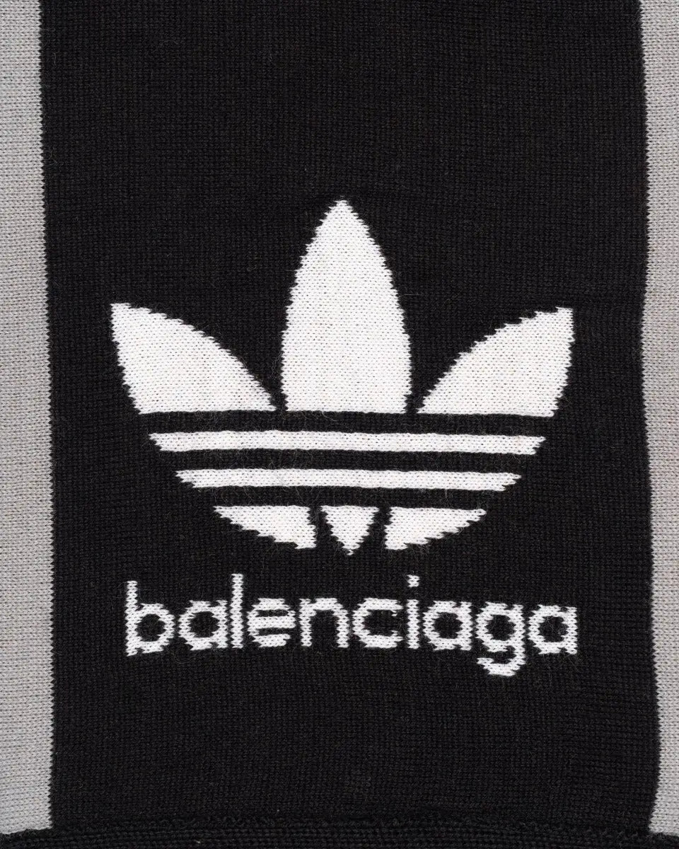 Balenciaga x Adidas soccer logo scarf
