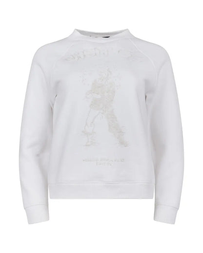 Louis Vuitton "Visit OZ" embroidered white crewneck Louis Vuitton