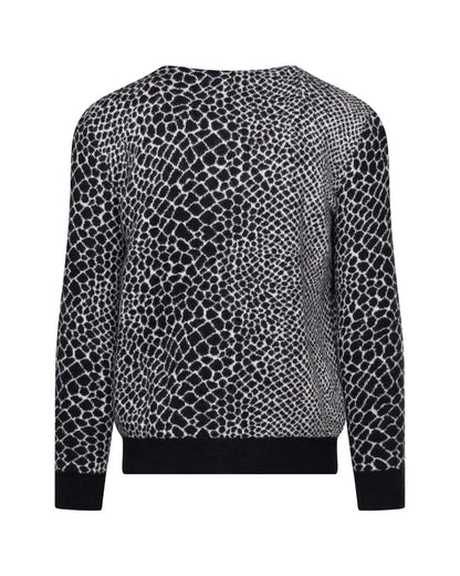 Saint Laurent Leopard pattern cardigan sweater Saint Laurent