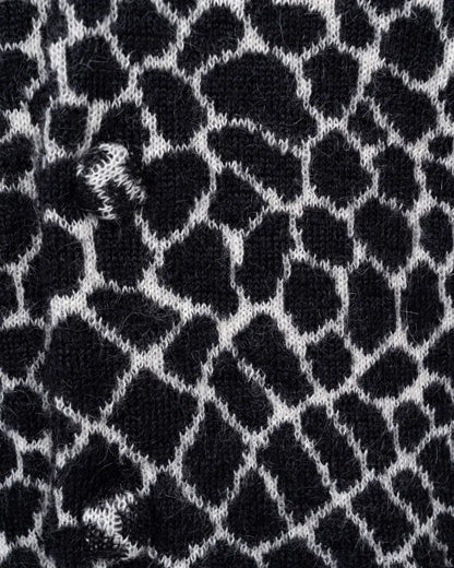 Saint Laurent Leopard pattern cardigan sweater Saint Laurent