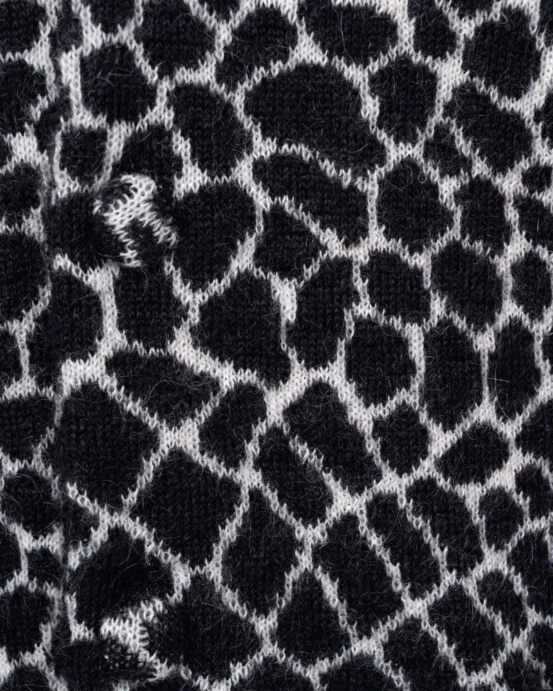 Saint Laurent Leopard pattern cardigan sweater thumbnail