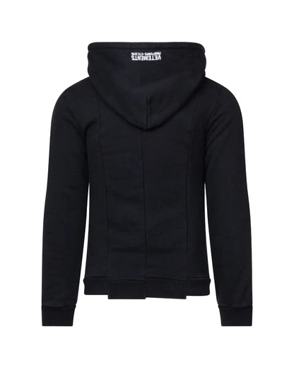 Vetements reconstructed metal-logo hoodie Vetements