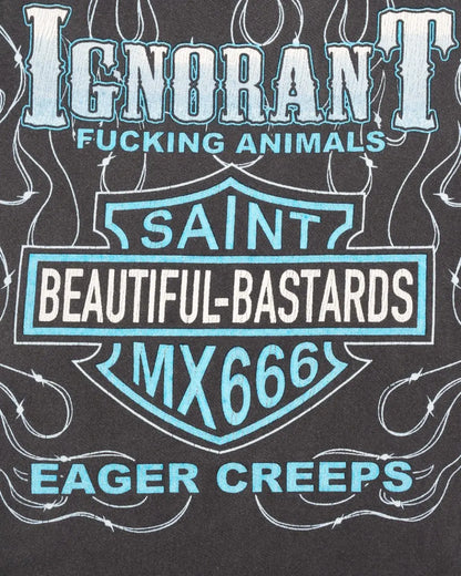 Saint Michael "The Beautiful Bastards" biker long sleeve t-shirt Saint Michael