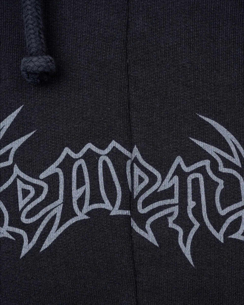 Vetements reconstructed metal-logo hoodie