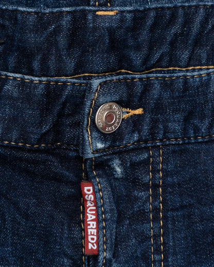 Dsquared2 splattered low waist denim pants - M DSQUARED²