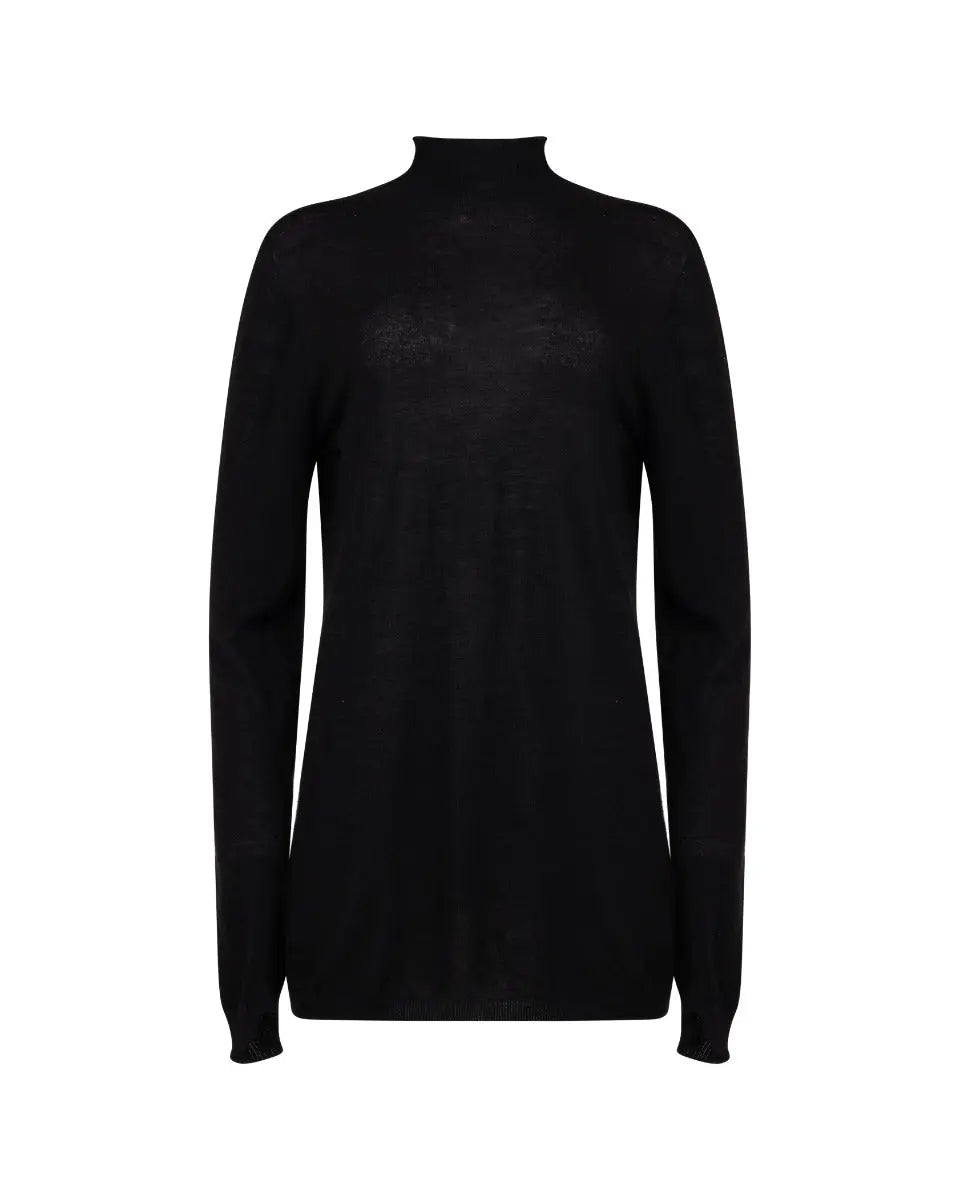 Rick Owens "MOODY" black cashmere sweater
