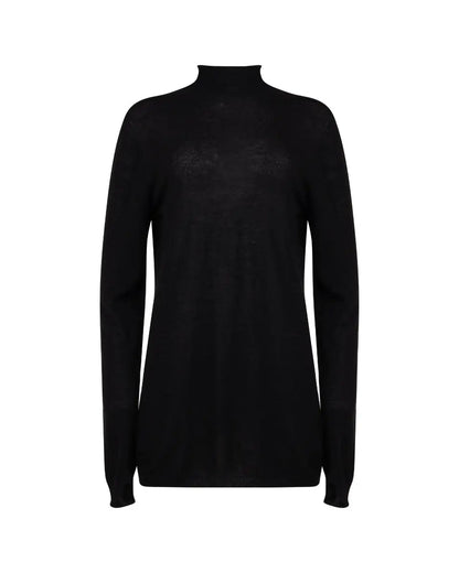 Rick Owens "MOODY" black cashmere sweater Rick Owens