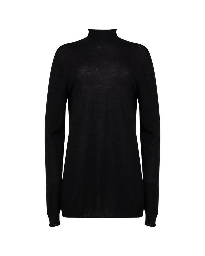 Rick Owens "MOODY" black cashmere sweater thumbnail