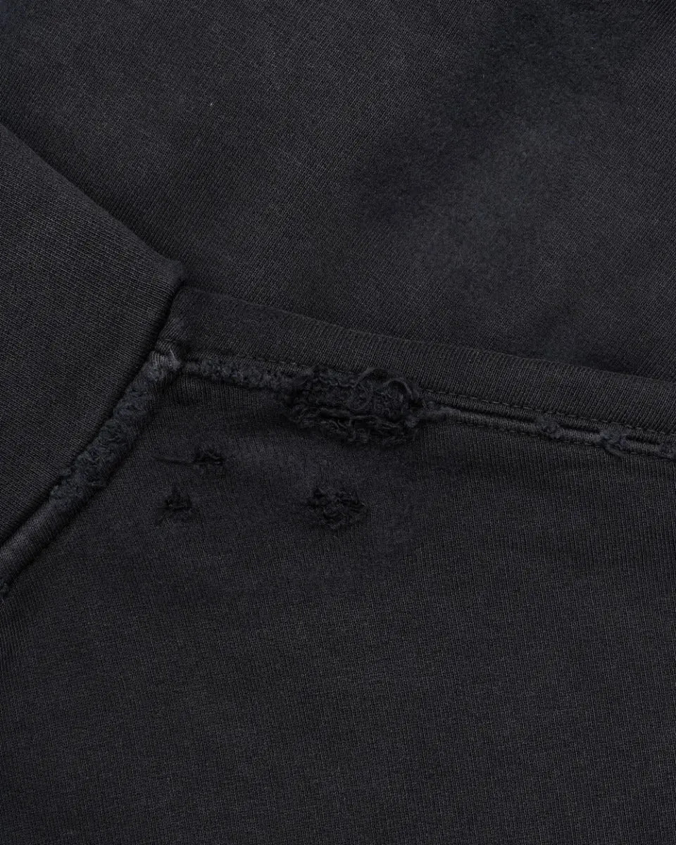 Balenciaga Safety Pin logo black hoodie - L