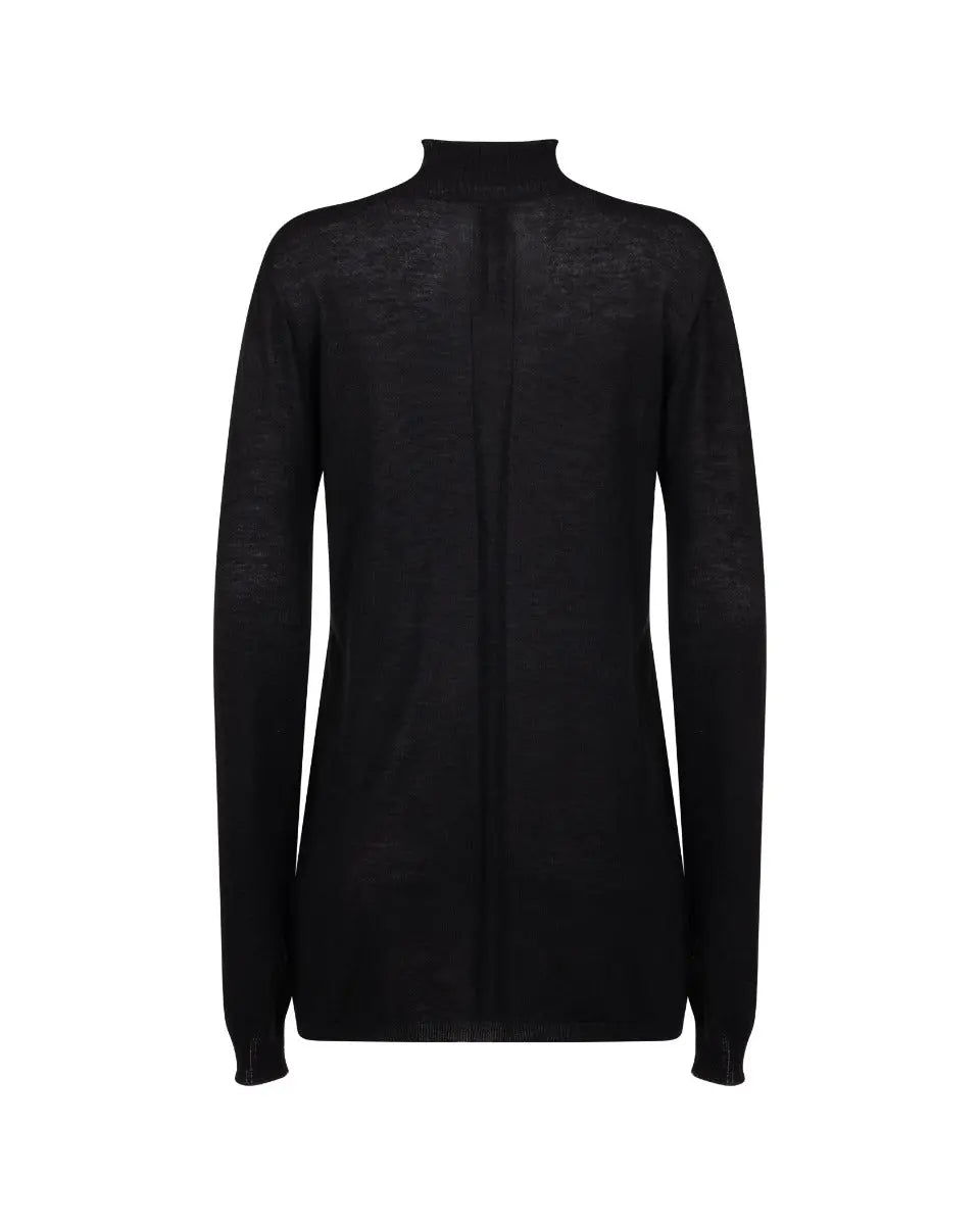 Rick Owens "MOODY" black cashmere sweater
