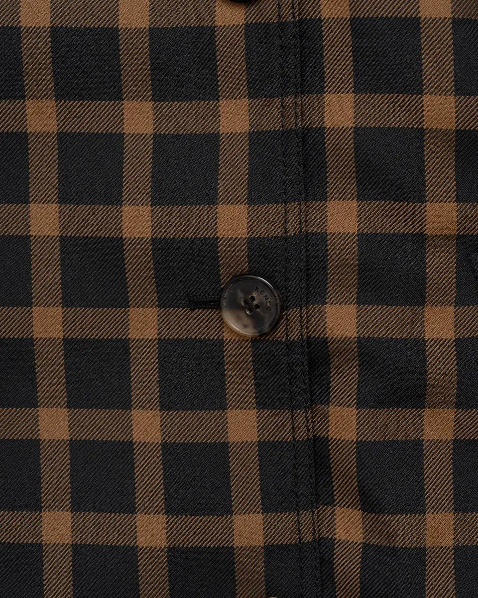Kenzo Gingham checked belted coat