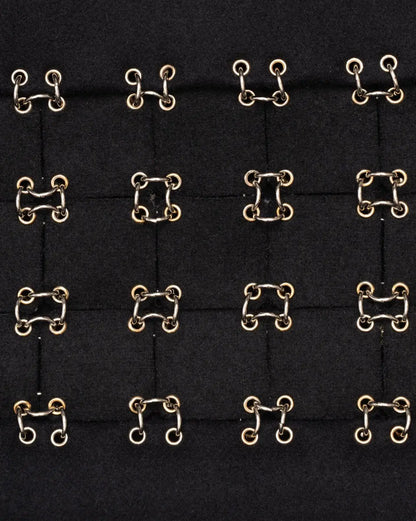 Paco Rabbane pierced wool pea coat Paco Rabanne