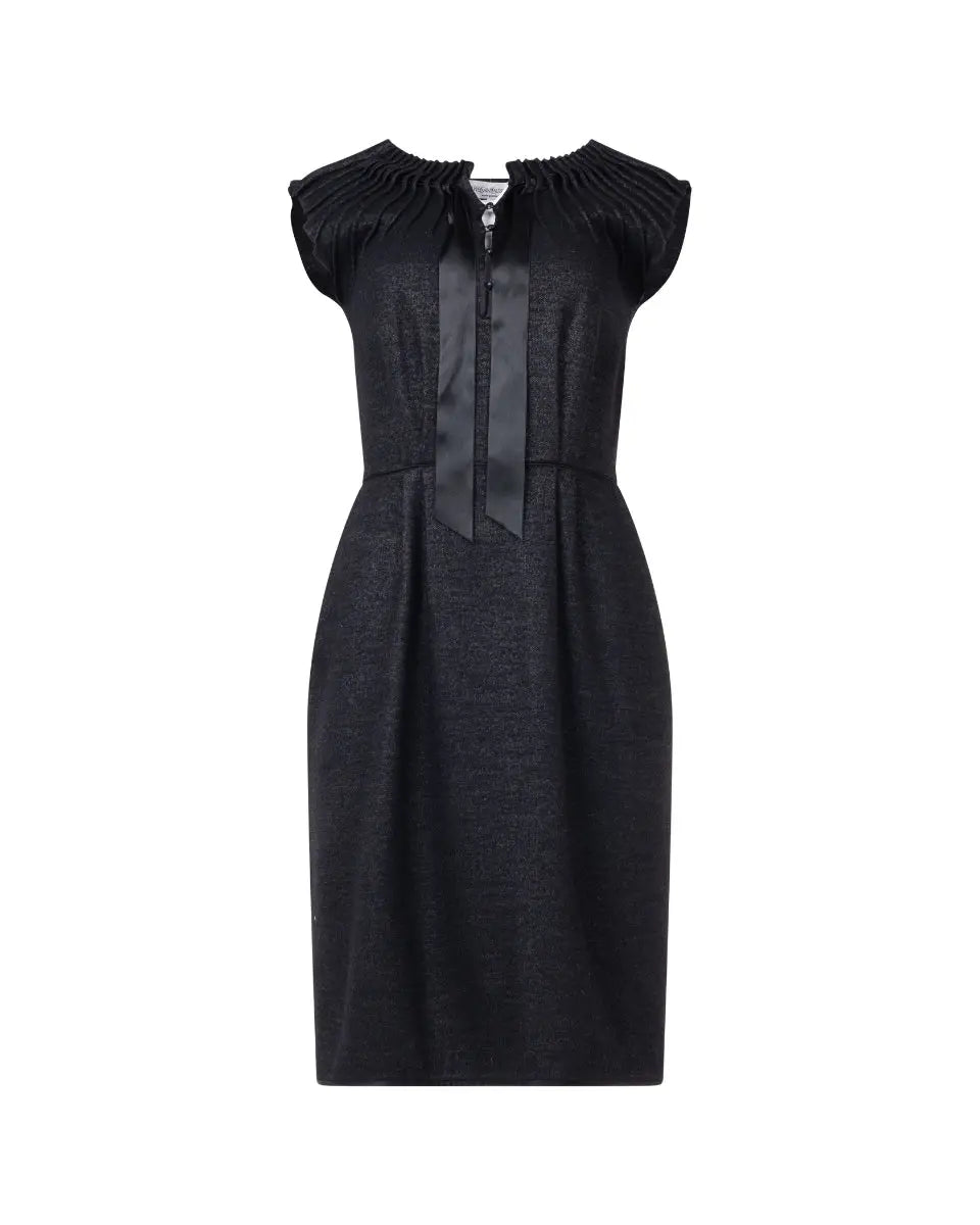 Saint Laurent Rive Gauche silk ribbon dress