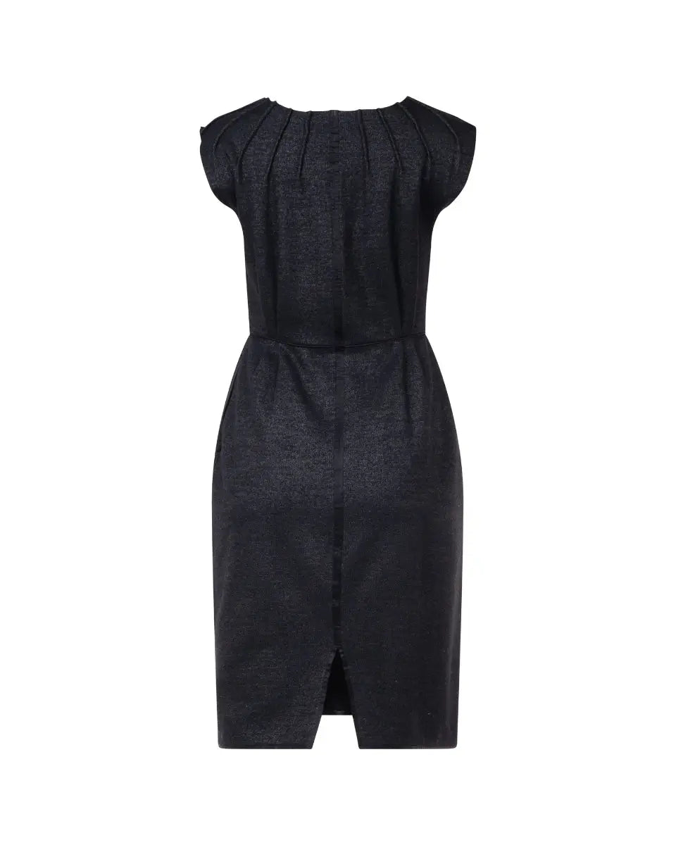 Saint Laurent Rive Gauche silk ribbon dress
