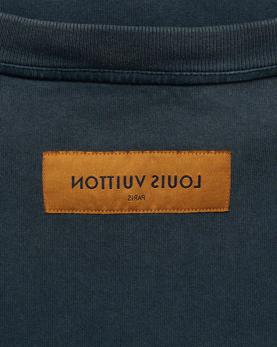 Louis Vuitton reverse-side navy long sleeve t-shirt Louis Vuitton