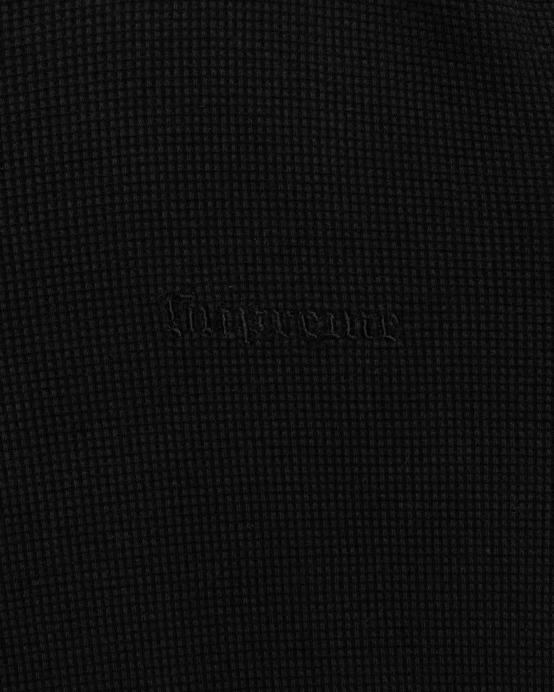 Supreme x Slayer waffle black cotton crewneck sweatshirt thumbnail
