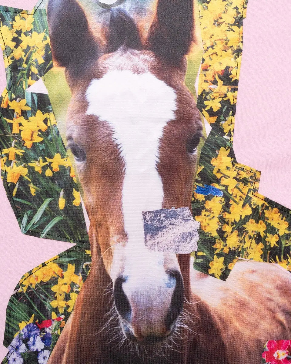Acne Studios x Martin Laborde Pink Horse t-shirt