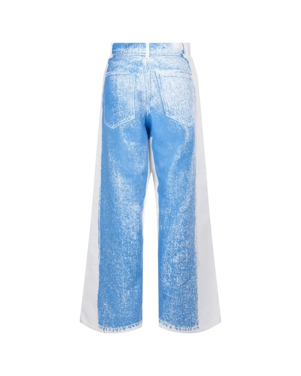 Maison Margiela MM6 Trompe-l'oeil blue jeans