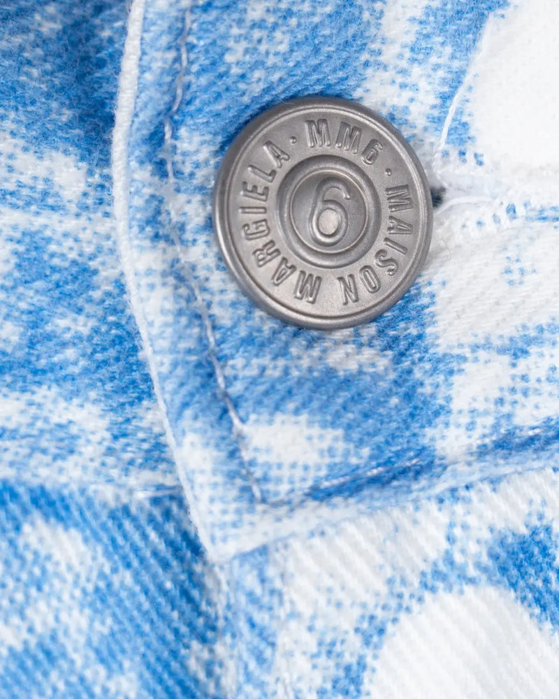Maison Margiela MM6 Trompe-l'oeil blue jeans thumbnail