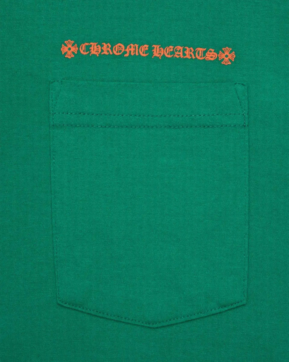 Chrome Hearts Exclusive Horseshoe logo green long sleeve t-shirt Chrome Hearts