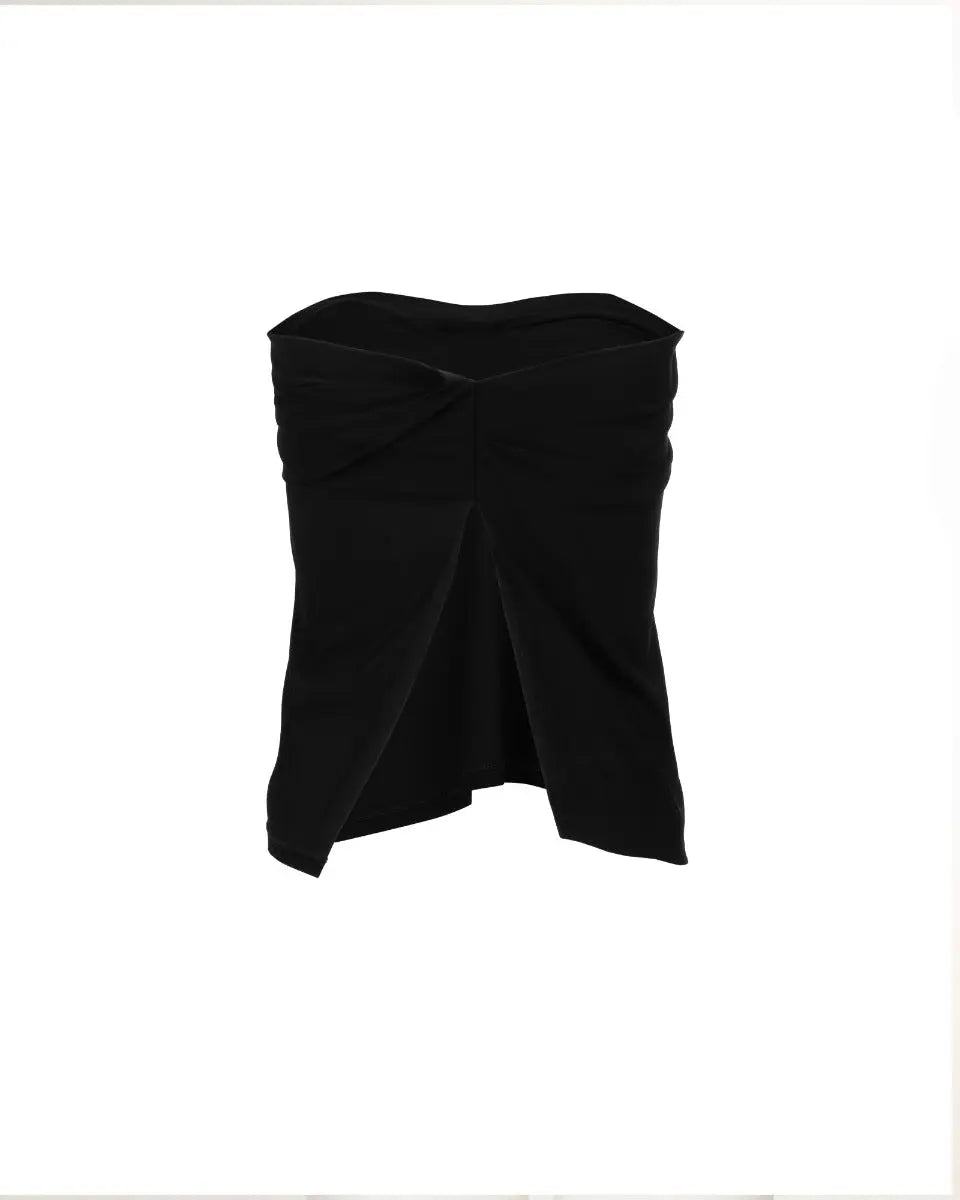 Plein Sud buckle viscose skirt