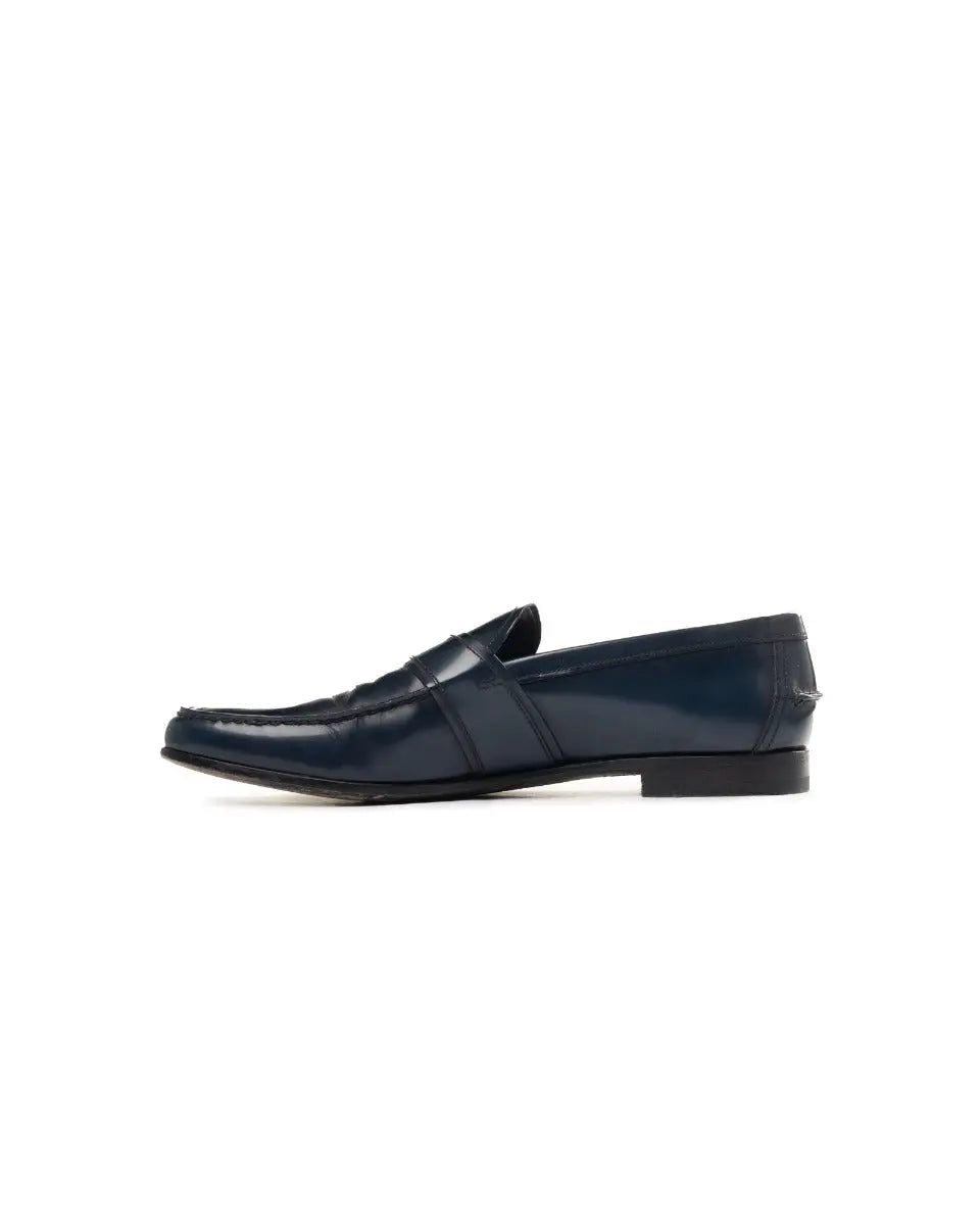 Prada "Sea Blue" leather loafers Prada