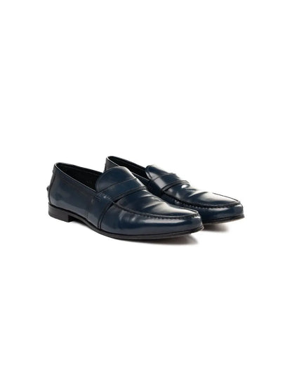 Prada "Sea Blue" leather loafers Prada