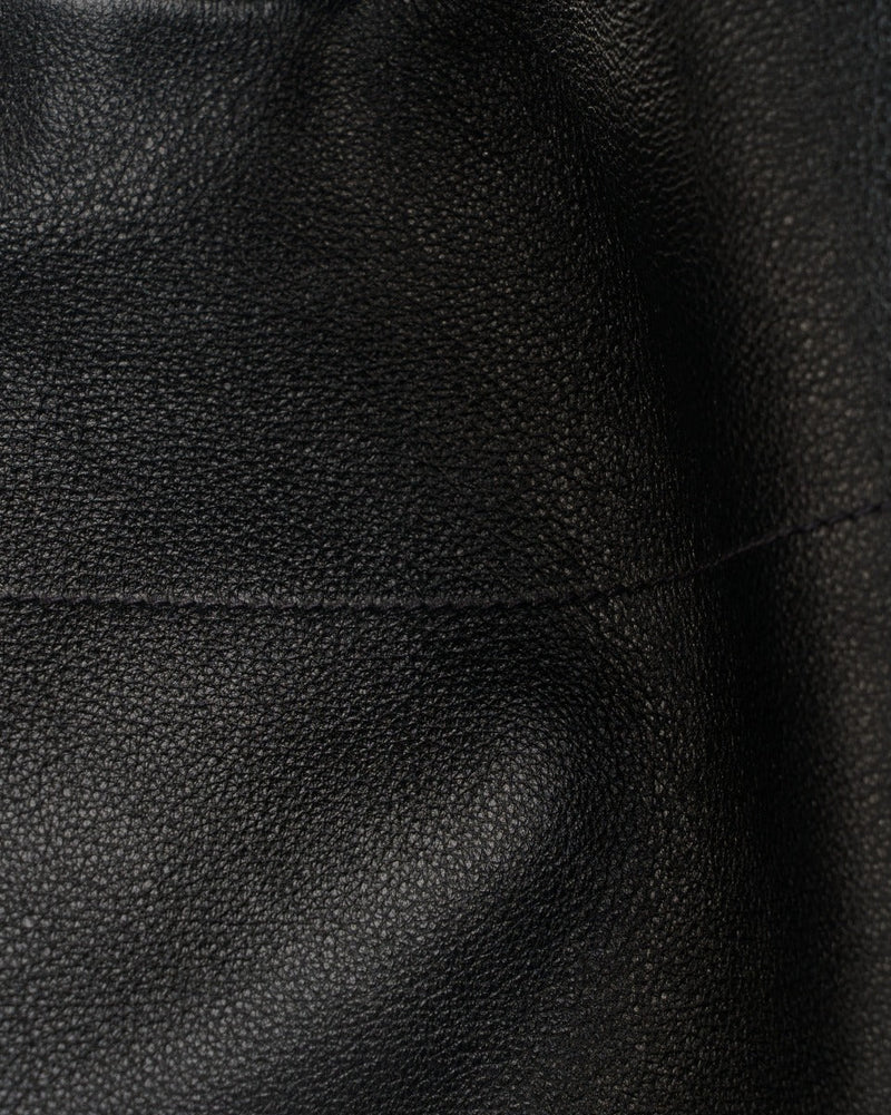 Prada black leather shoulder bag thumbnail