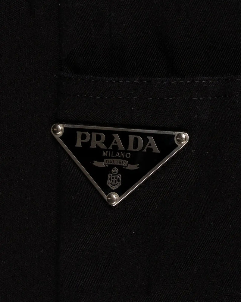Prada cotton-blend gabardine cargo pants thumbnail