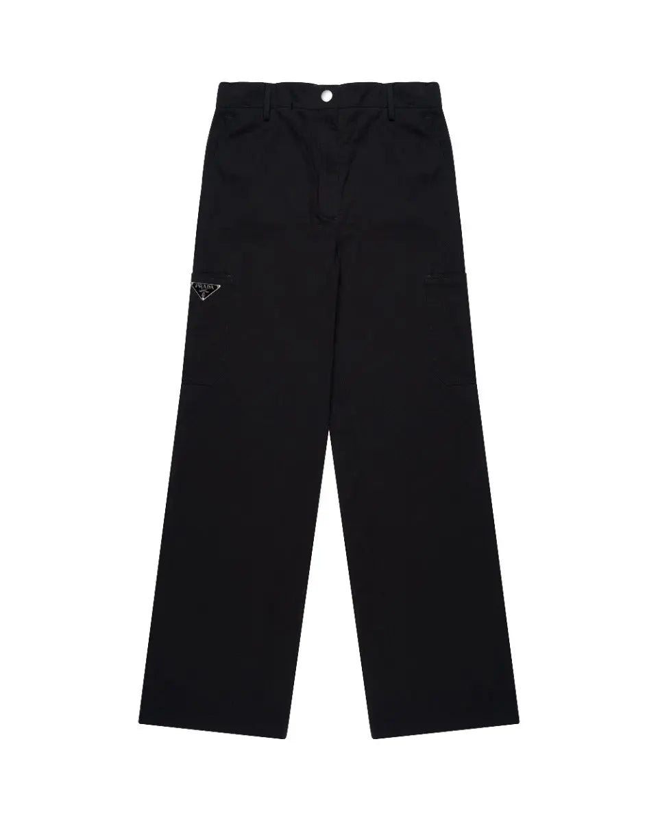 Prada cotton-blend gabardine cargo pants
