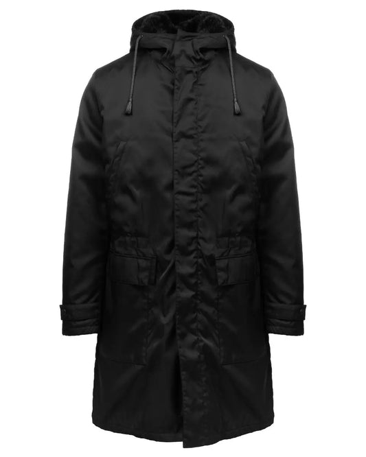 Prada exhibition fuzzy lining parka jacket Prada