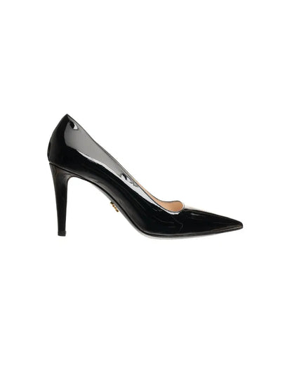 Prada patent leather pointy toe pump heels Prada