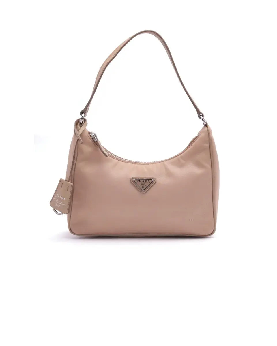 Prada Hobo beige nylon bag Prada