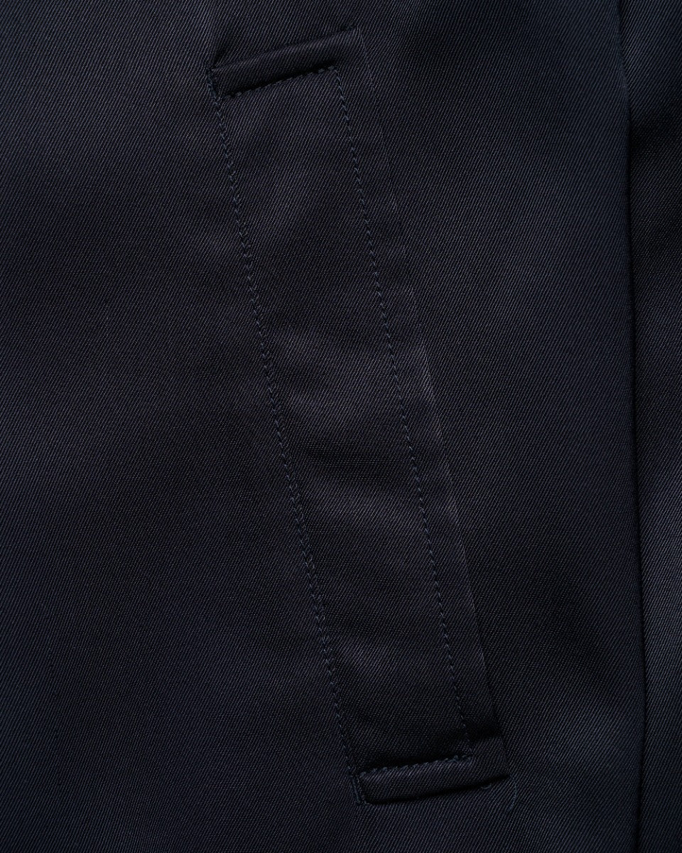 Prada navy varsity jacket