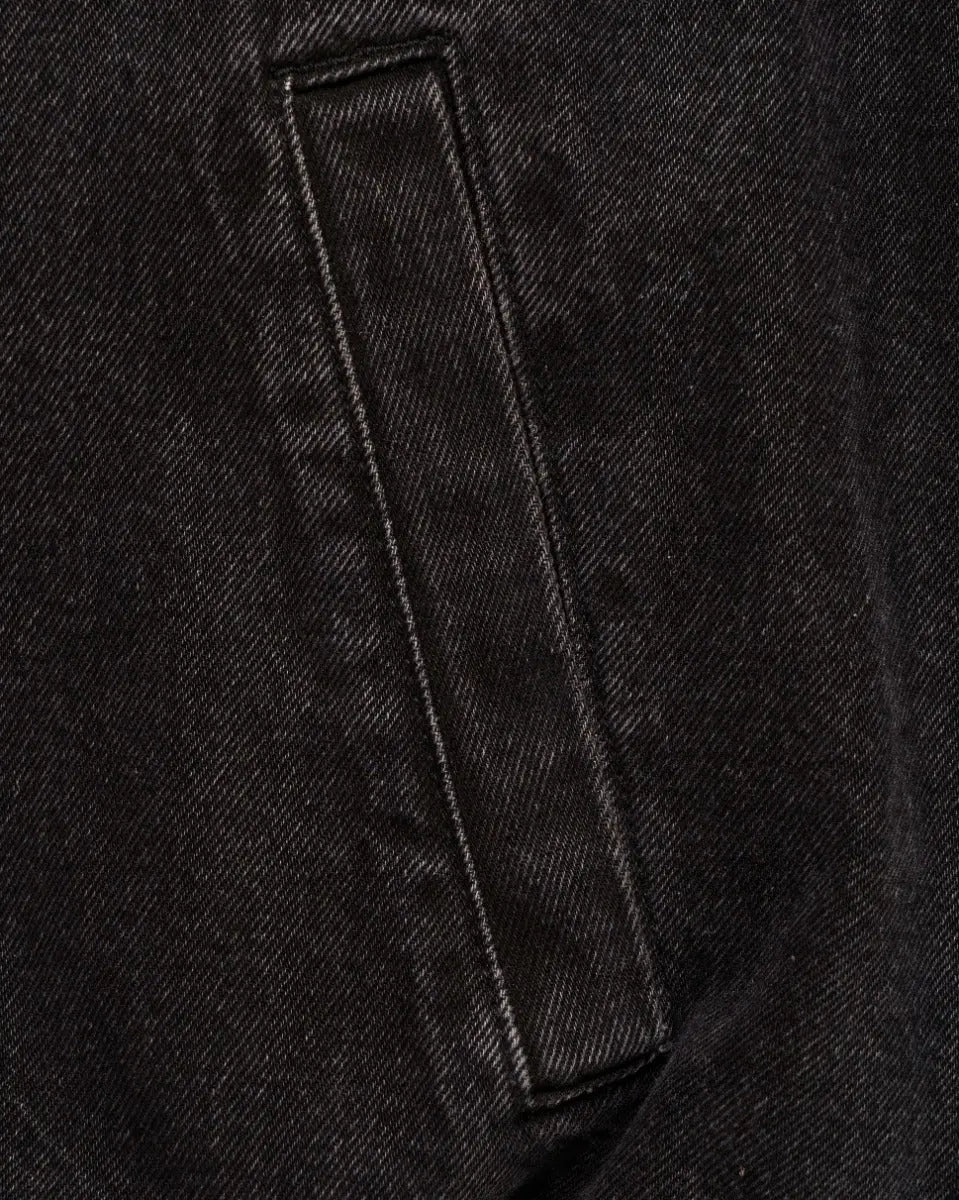 Prada padded denim bomber jacket