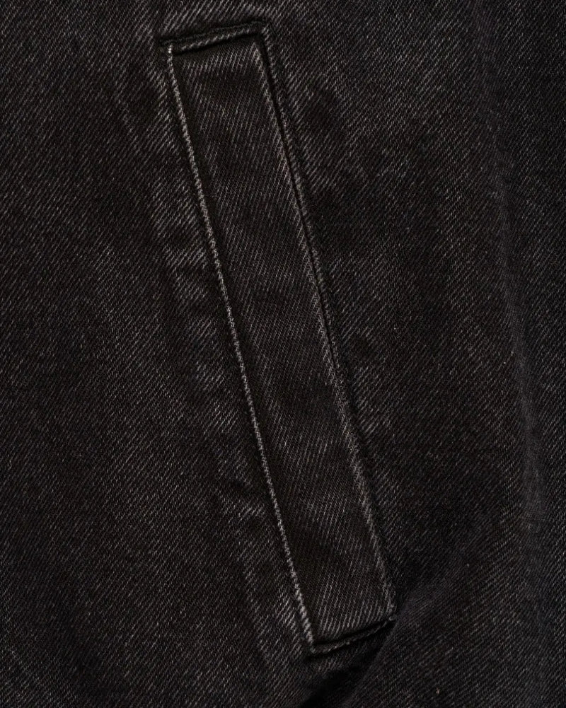 Prada padded denim bomber jacket thumbnail