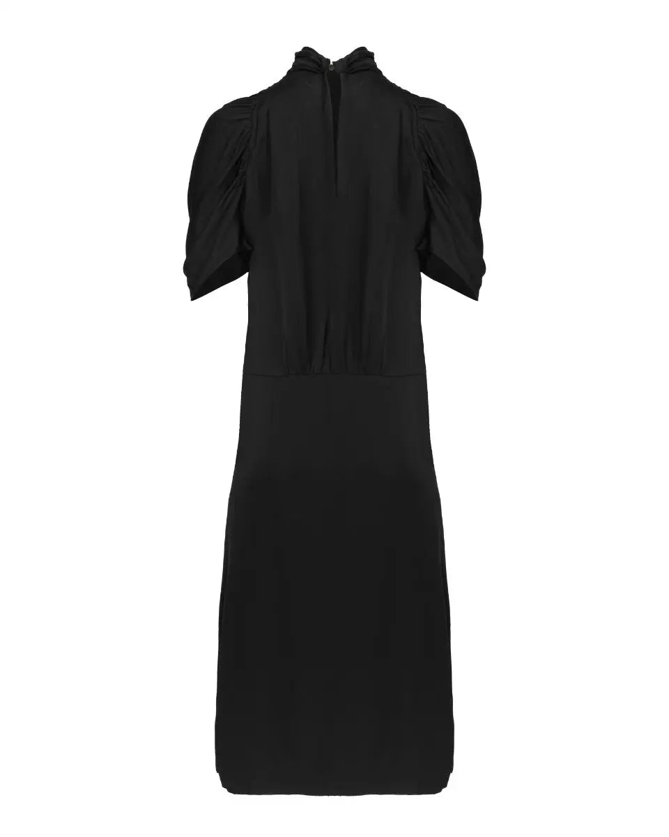 Prada pleated viscose shift dress