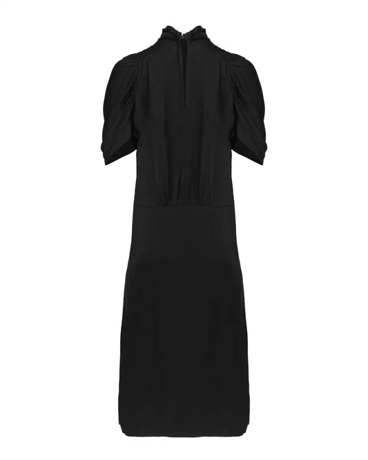 Prada pleated viscose shift dress Prada