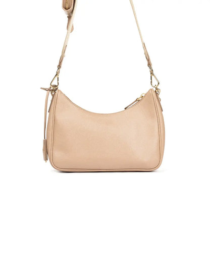 Prada Re Edition 2005 Cameo Beige saffiano leather bag Prada